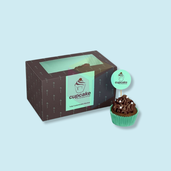 Custom Branded Cup Cake Boxes