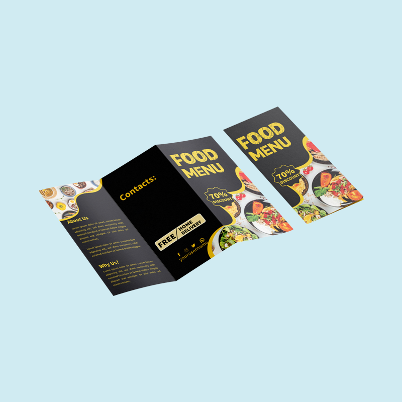 Custom Tri-Panel Folders